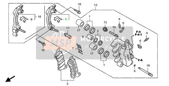 FRONT BRAKE CALIPER